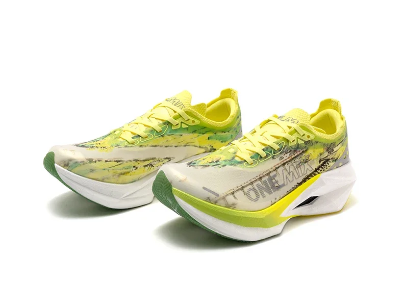 ONEMIX Professional Marathon Racing Running Training Shoes Men Full-length Shock Absorption Sports