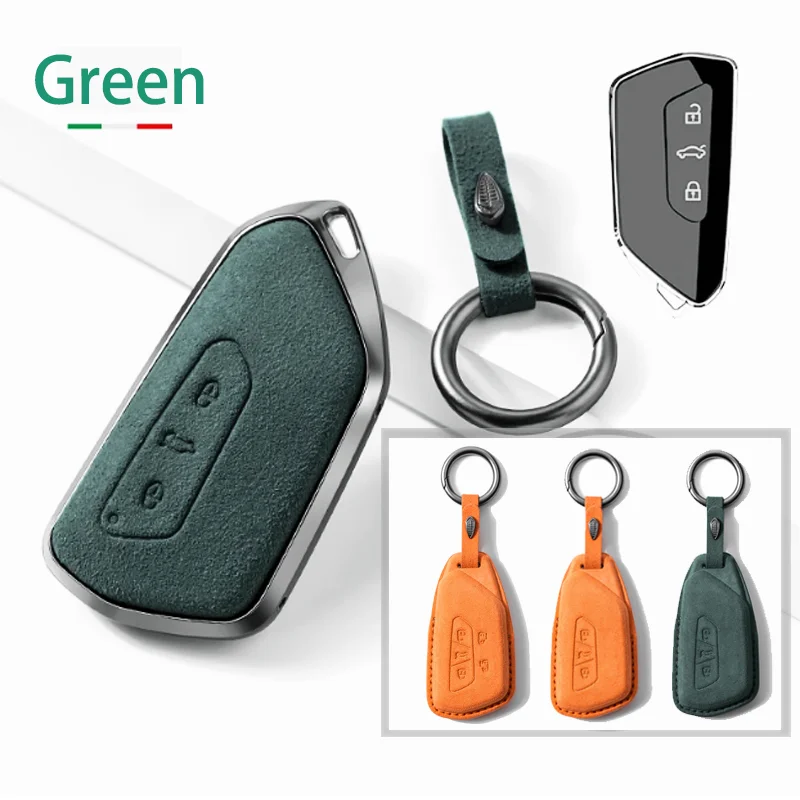 

For VW Volkswagen Golf 7 8 Git MK8 ID.3 ID.4 Cupra Formentor Skoda Octavia A8 SEAT Leon MK4 2020 2021 3 5 Button Key Case Cover