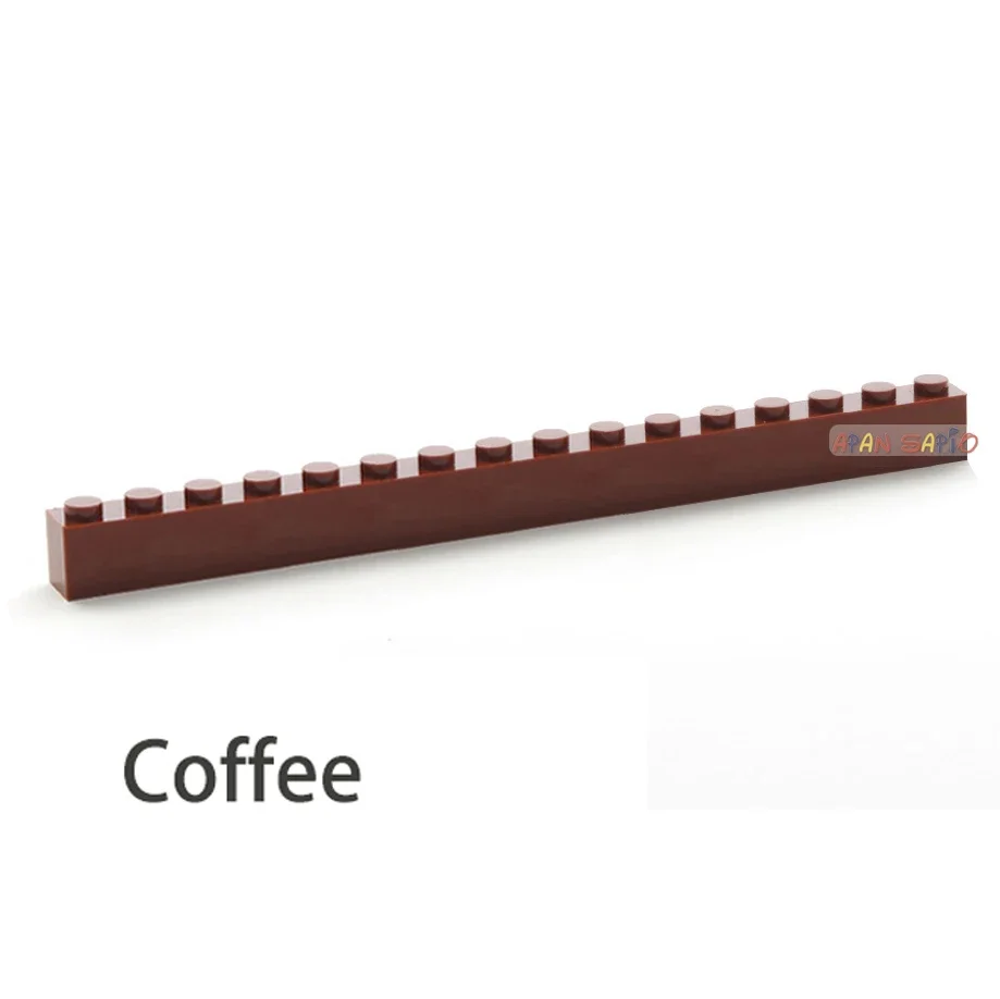 10PCS DIY Bausteine 1x16 Punkte Dicke Zahlen Bricks Pädagogisches Kreative Größe Kompatibel Mit Marken Spielzeug für Kinder 2465