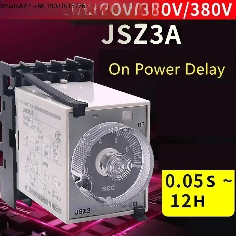 electrical center b2c | CHINT Time Power On Relay JSZ3A-A A-B A-C