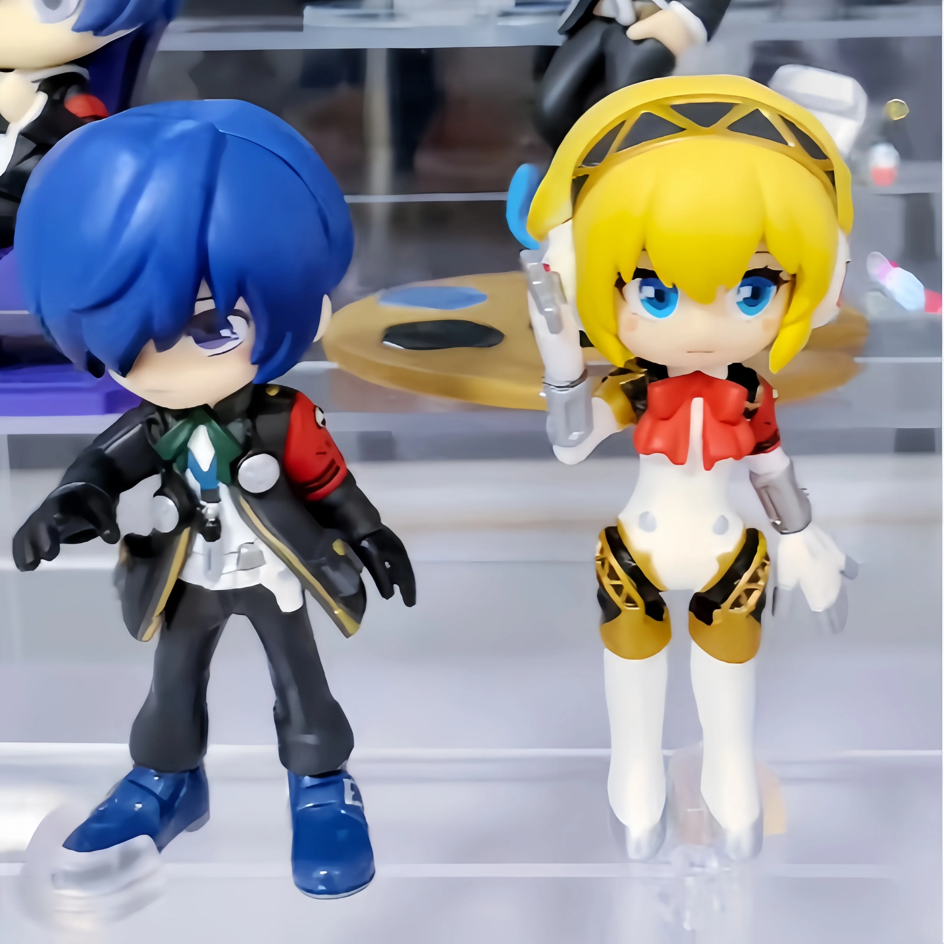 Original Palverse Persona 3 Reload Chibi-Style PVC-Charakterfigur Blind Box Desktop-Sammlerstück Mystery Box Geschenk für Anime-Fans