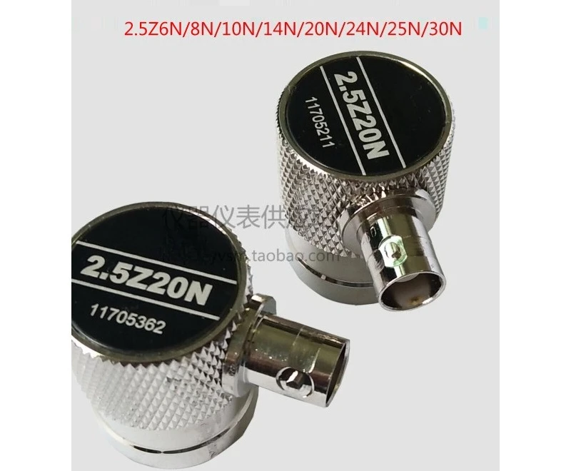 Ultrasonic Straight Probe 2.5Z20N UT Longitudinal Wave for NDT Flaw Detector Metal Defect Inspection Replacement Sensor Part