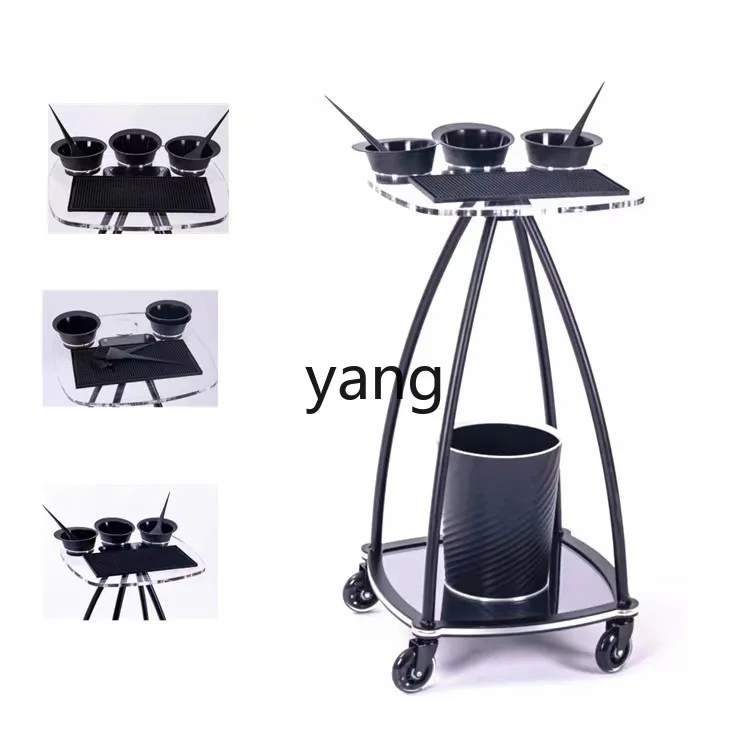 Multifunctional acrylic trolley tool for LMM perm and dyeing trolley salon