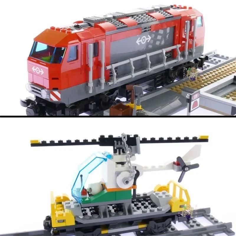 NEW MOC 60098 CITY Heavy-Haul Train Building Block Building Blocks Children\'s Educational Toys Christmas Birthday Kid Toy Gift