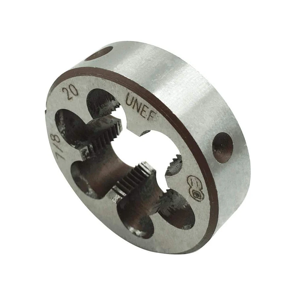 

2Pcs 7/8-20 UNEF Tap&Die HSS Right Hand Screw Thread 113.4mm Tap 44.8mm Die For Stainless Steel Cutting Metalworking Manual Tool