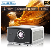 Touyinger H7 Auto Focus Projector Full HD 1080P Outdoor Projector WIFI Portable Projector Mini TV LED Home Theater