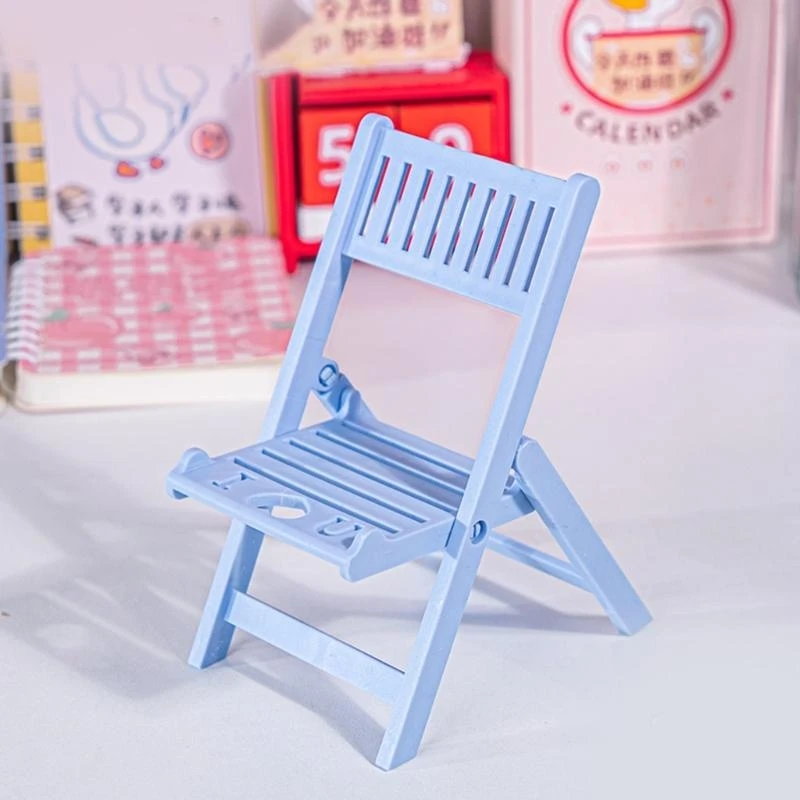 Kursi bentuk ponsel dudukan, pemegang dermaga telepon desktop plastik untuk sebagian besar tablet smartphone portabel