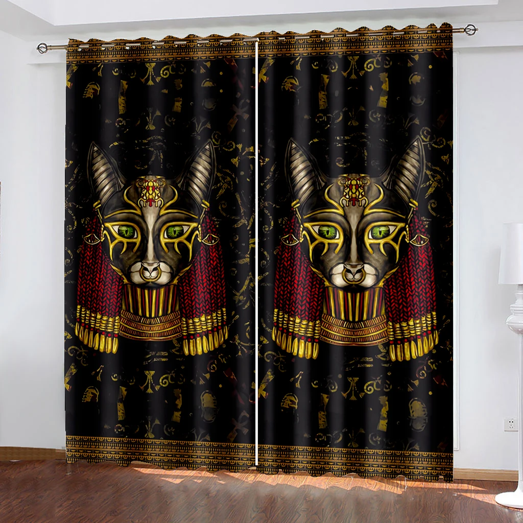 Black Dazzle Case Decorative Curtain Rain Shade Durable Curtain Is Suitable for Living Room Bedroom