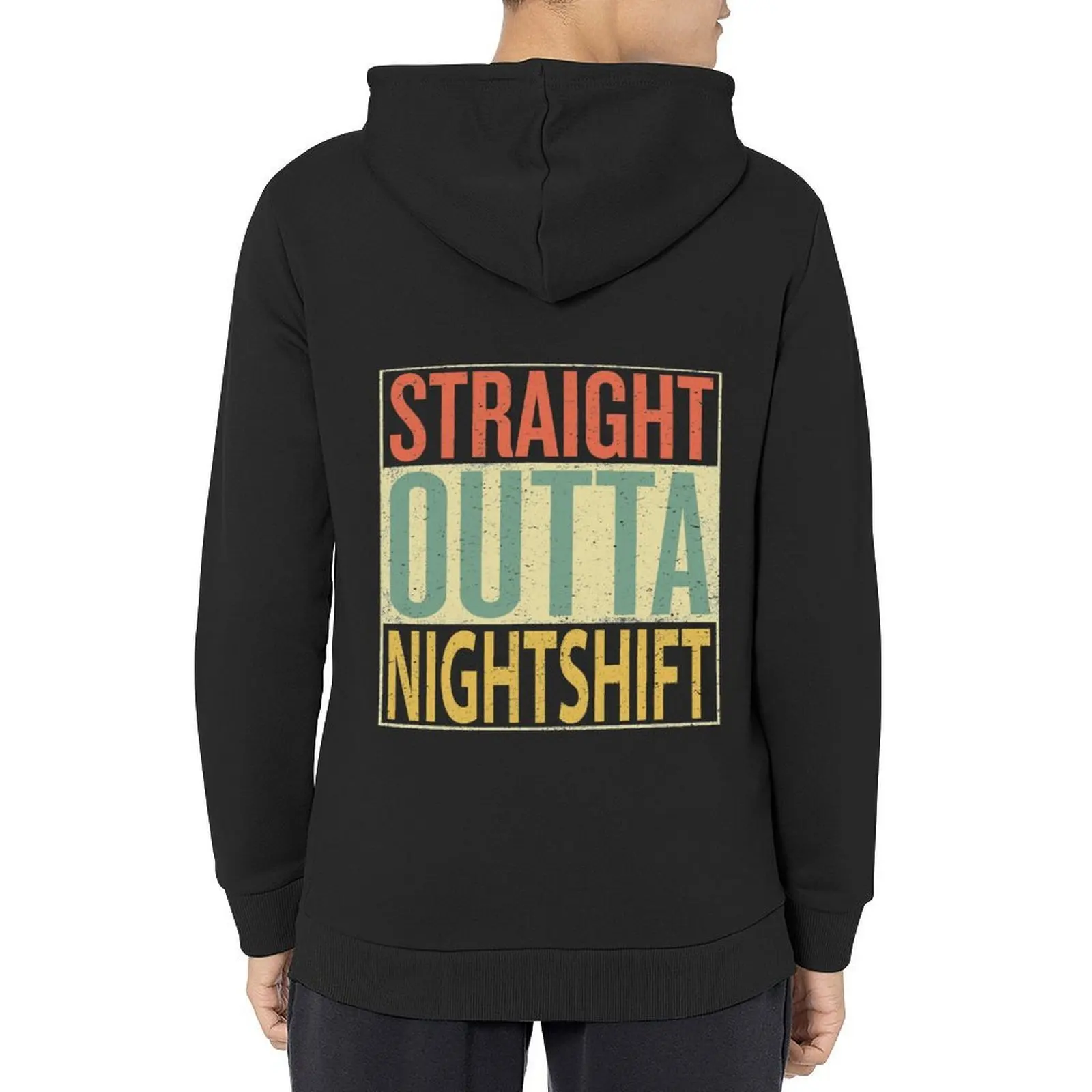 

Straight Outta Nightshift Hoodie korean autumn clothes autumn jacket men autumn clothes mens clothes hoodie men