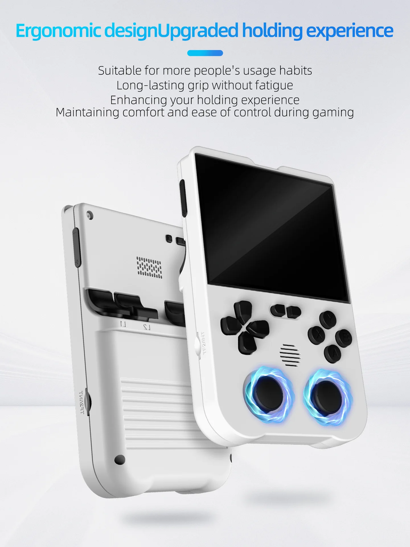 XU10 Handheld Game Console 3000mAh Battery Linux System Built-in Retro Games 3.5