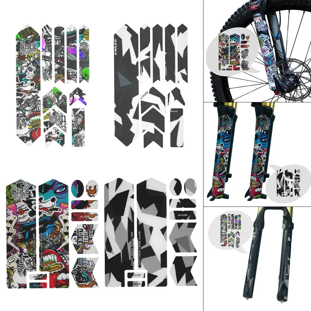 Bike Frame Protection Tape, Front Fork Tape Guard, Protective Stickers