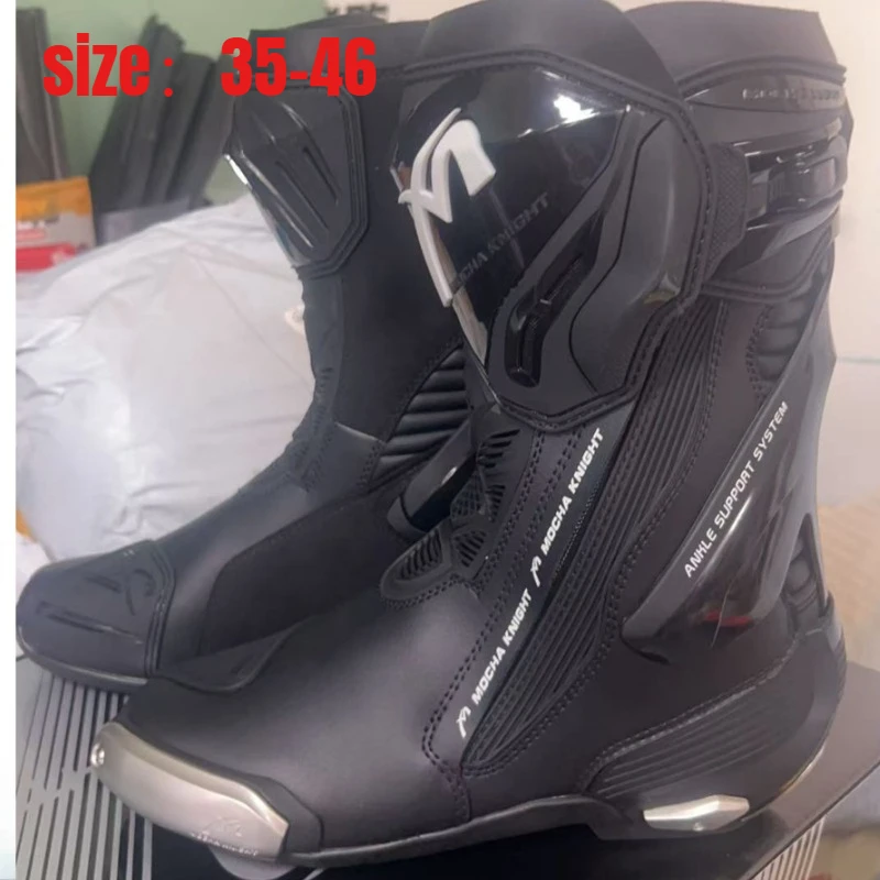 

Size35-46 Motorcycle Boots CE Certified Professional Riding Shoes Off-road Competitive Track Motorcycle Men's and Women's Models