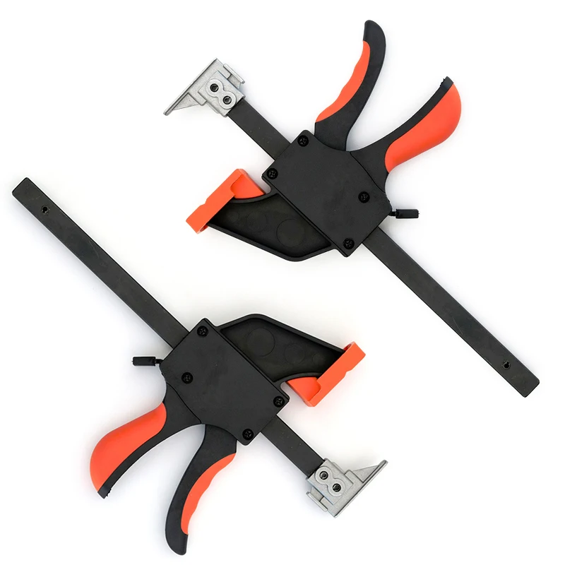 

Быстродействующий резиновый зажим для деревообрабатывающей рейки Bosch 160 мм x 60 мм, сверхмощные резиновые подушечки TPR, эргономичная ручка