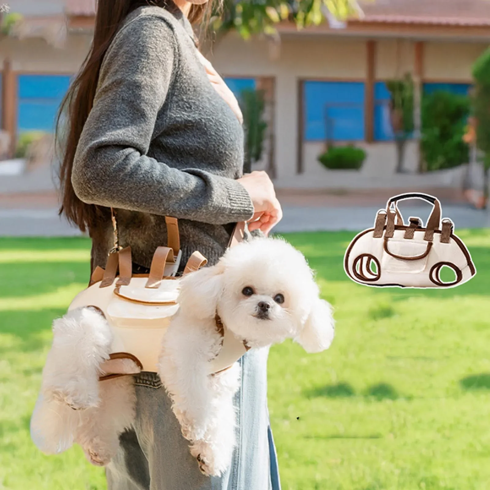 Pet Carrier Breathable Pet Backpack Multifunctional Pet Travel Bag Portable Outdoor Sling For Cats Dogs Daily Outings