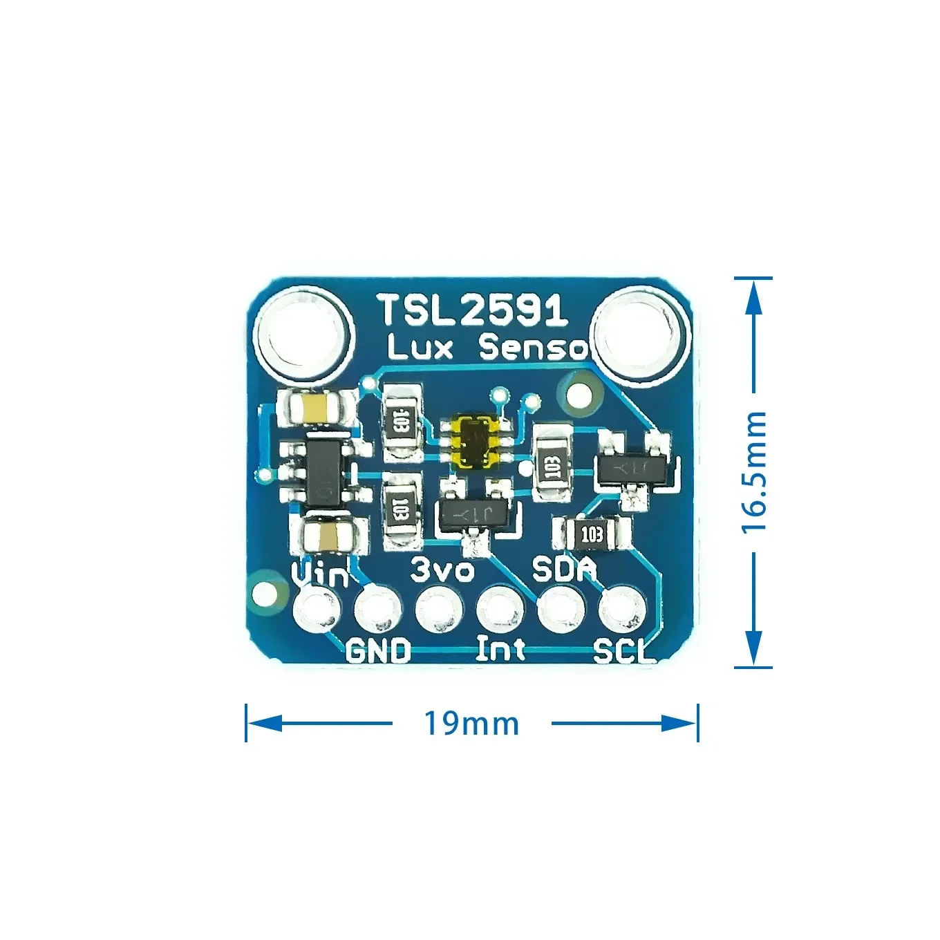 TSL2591 IIC I2C Light Sensor Breakout Module High Dynamic Range Digital Board TSL25911FN 3.3V 5V Diy Electronic