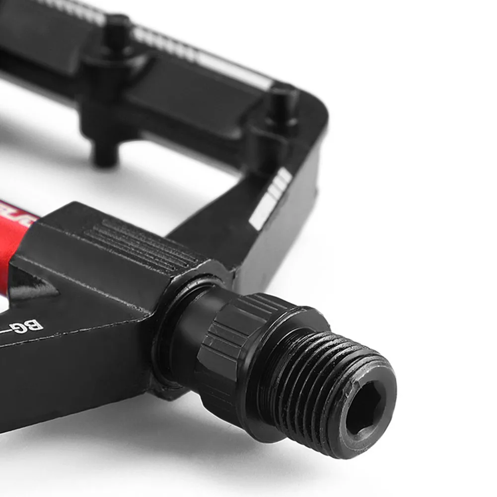 

Double DU Bearing MTB Bicycle Pedal Aluminum Alloy Bike Flat Pedals Waterproof Bicycle Platform Pedals Bike Accessories