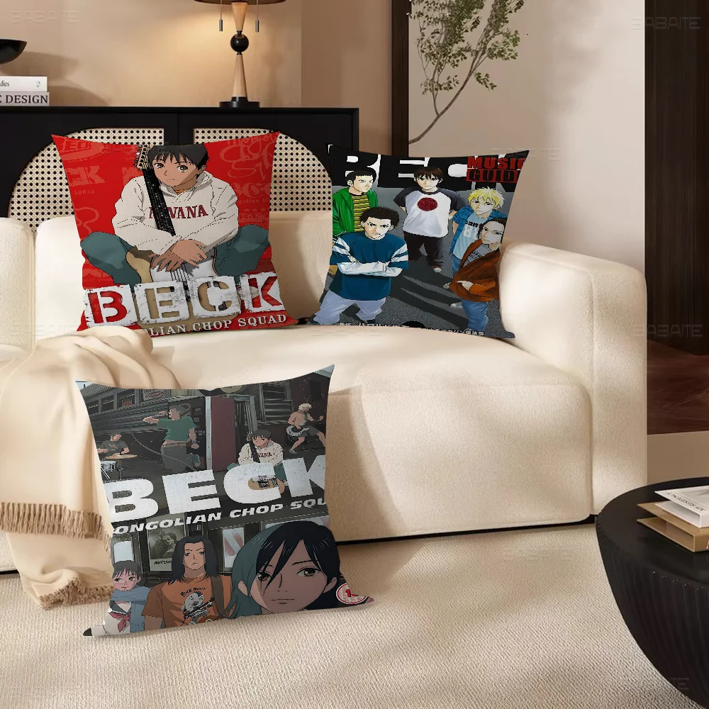 

Classic Hot Anime BECK Cushion Cover 30x50 Polyester Sofa Cushions Decorative Throw Pillows Home Decoration Pillowcover