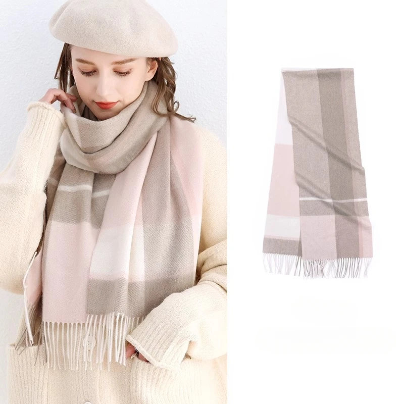 Scarf Women's Winter New 100 Pure Cashmere Shawl Scarf Girls Gifts