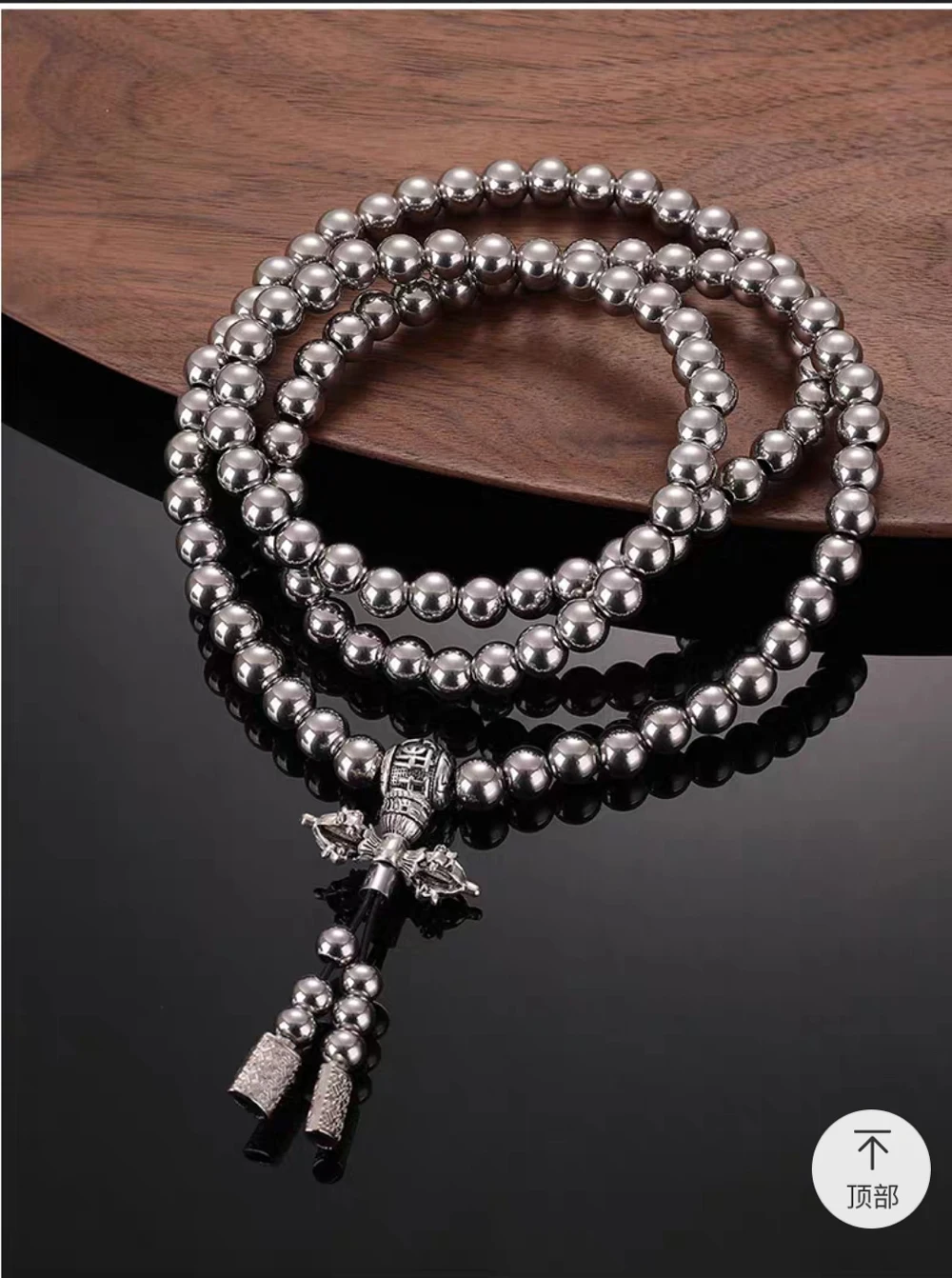 Preghiera EDC autodifesa collana in acciaio inossidabile catena vita Buddha perline croce pendenti braccialetto ragazzo gadget per gli uomini regali fantastici