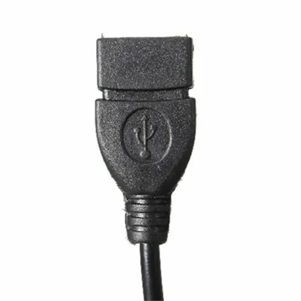 Car Audio AUX 3.5mm Male To USB 2.0 Type A Female Converter Adapter Cable Automotive Interior Accessories