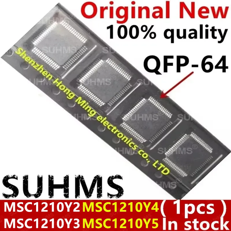 (1 pieza) 100% nuevo MSC1210Y2 MSC1210Y3 MSC1210Y4 MSC1210Y5 MSC1210Y2PAGR MSC1210Y3PAGR MSC1210Y4PAGR MSC1210Y5PAGR QFP-64