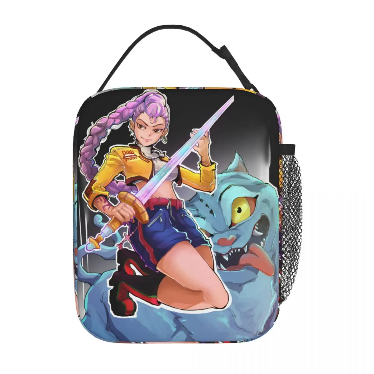 

Kpop Demon Hunters Rumi Insulated Lunch Bags Cooler Bag Lunch Container High Capacity Lunch Box Tote Food Bag Work Travel