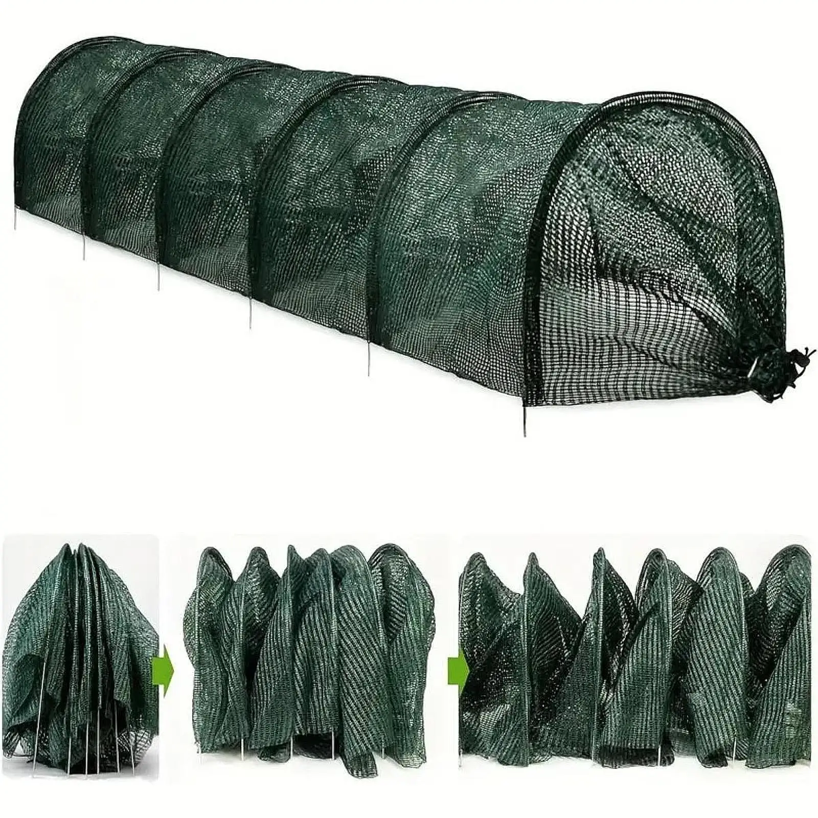 

2 Pieces Garden Greenhouse Tunnel Shade Net Cover Outdoor Plant Cover Heat Sun Protection,For Patio Farm Vegetable Plant Growing