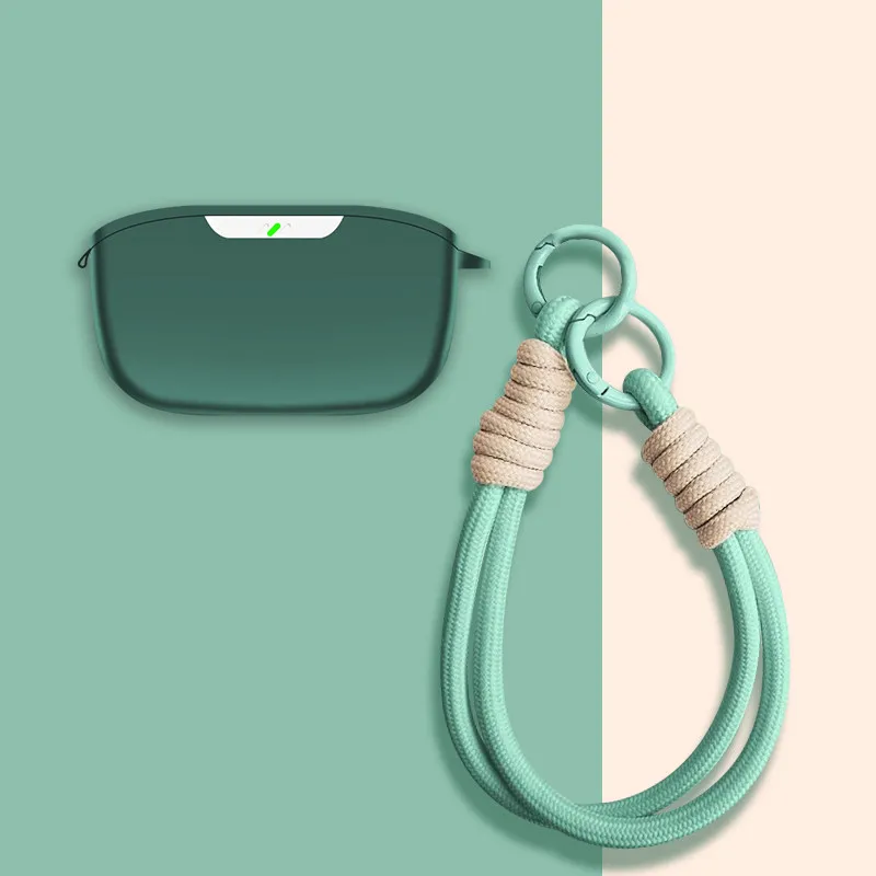 Suitable for JBL Wave Buds/Wave Buds 2/JBL Wave 100 TWS Silicone Bluetooth Earphones with Washable Case and Anti Loss Lanyard view 3