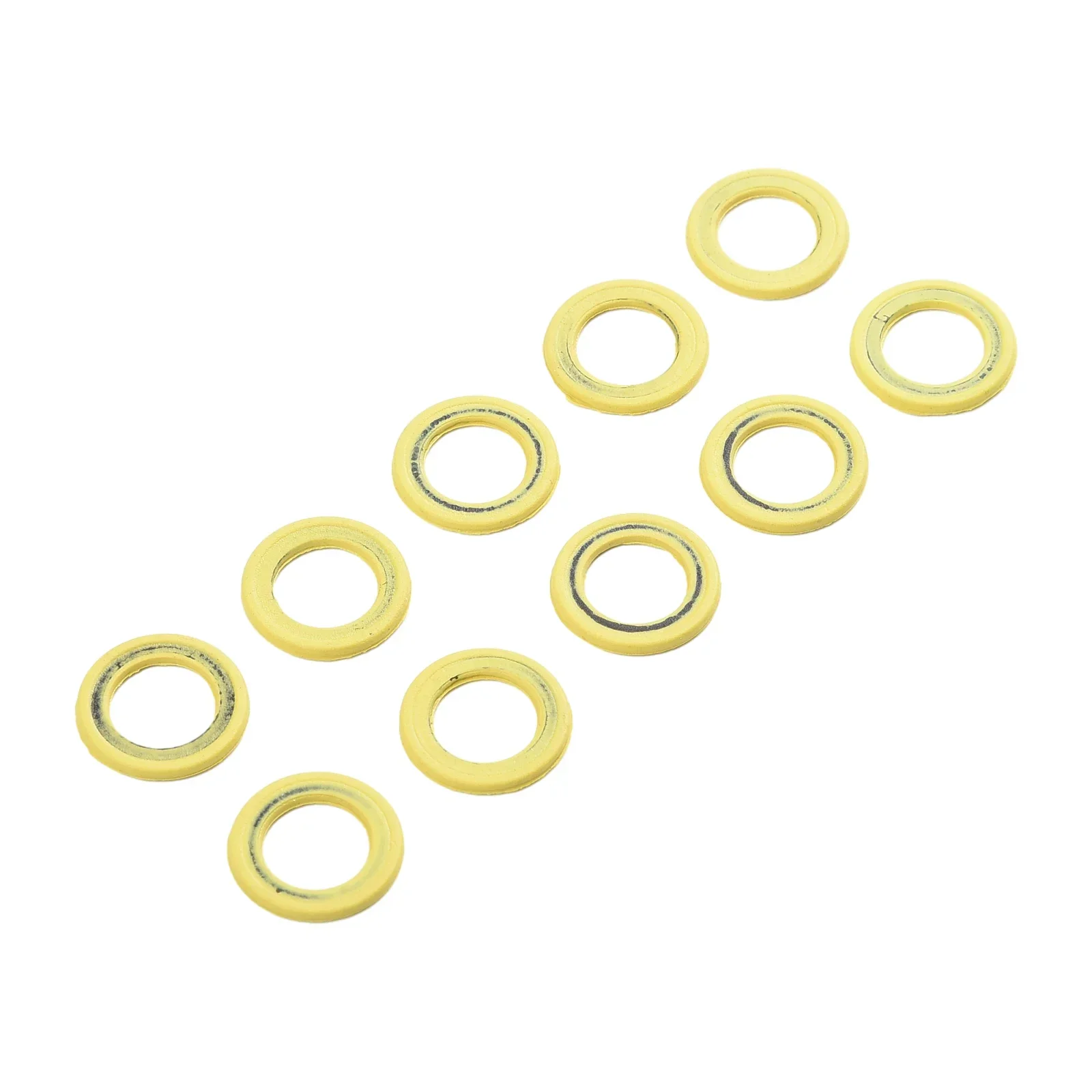 10Pcs For Mercury Marine For Mercruiser 26-830749 26-8M0204693 Drain Screw Seals Washer Yellow RING Oil Plug Washer Accessories