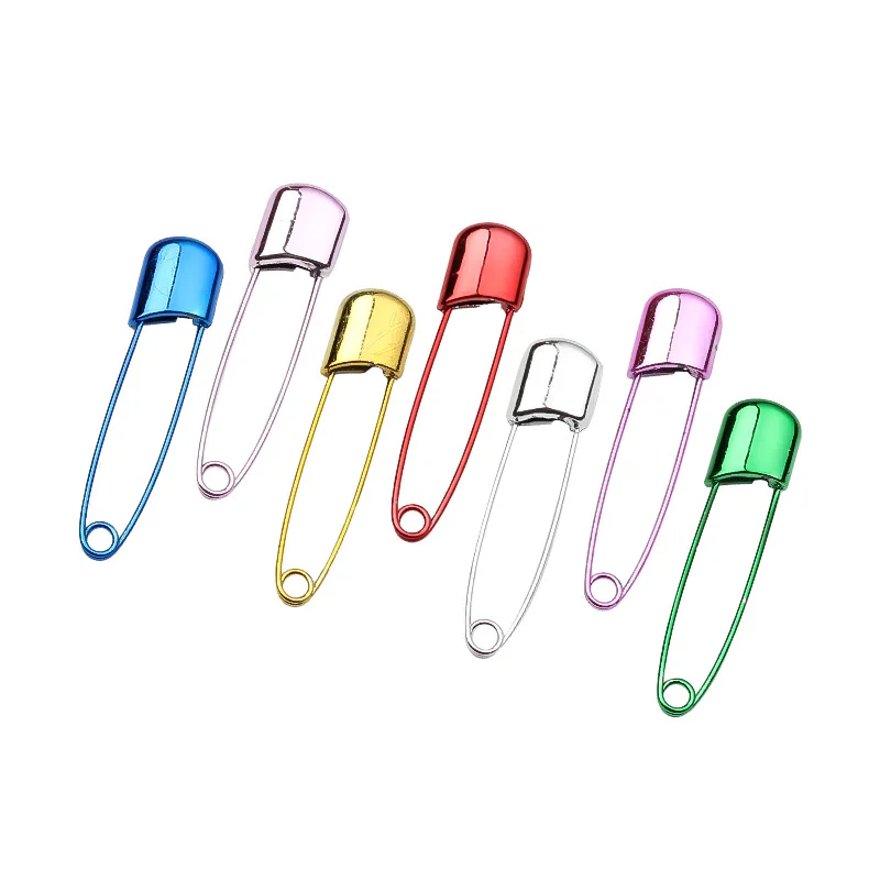 10Pcs 4/5.4cm Pins Plastic Head Cloth Diaper Pins Buckles Sewing Baby Safety Locking Pins For Quilting Knitting Stitch Markers