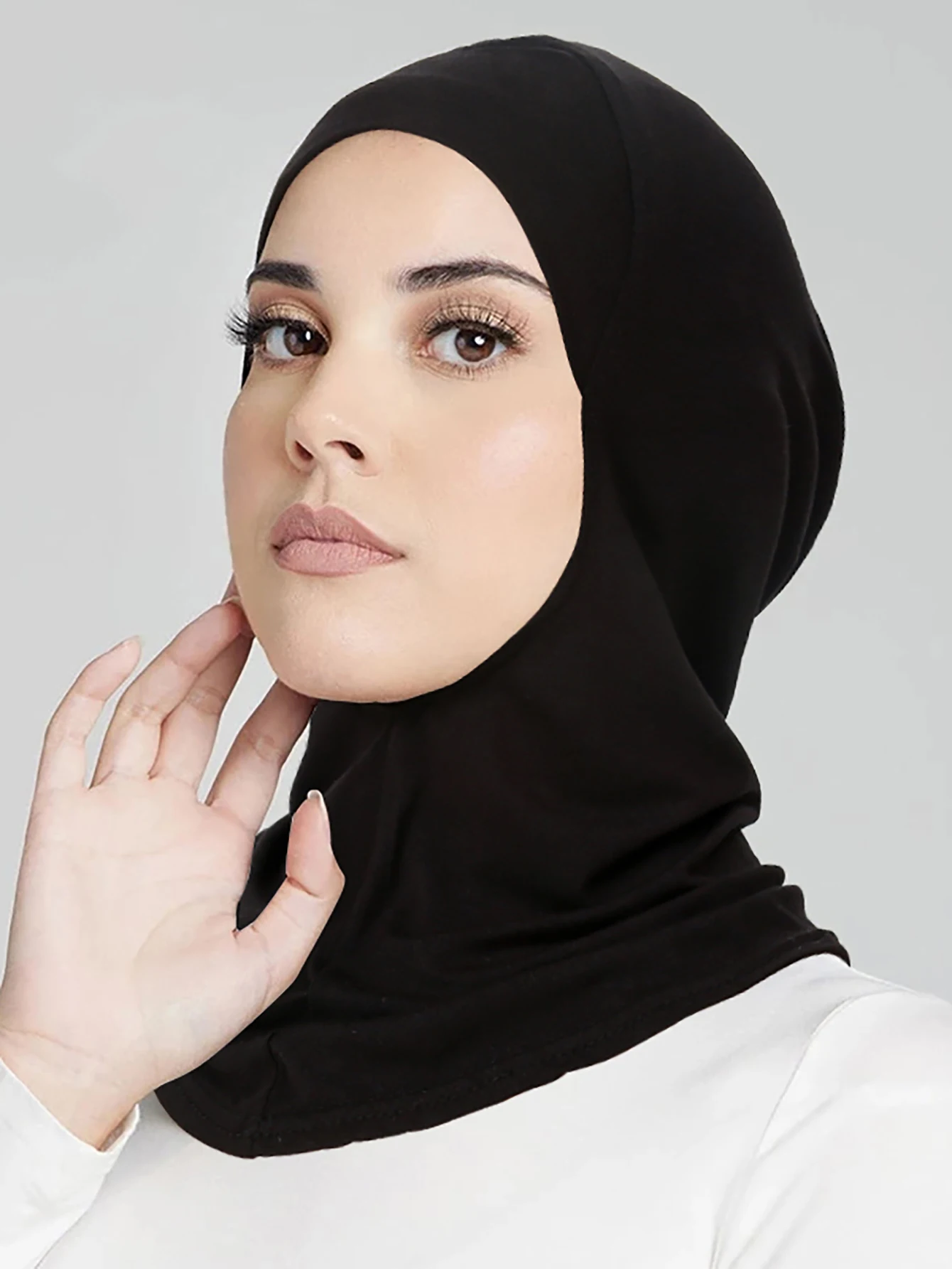 Moslim Tulband Volledige Cover Islamitische Caps Onderdoek Binnenste Dames Hijab Pet Hoofddoek Lange Sjaal Wikkel Hals Hoofd Hoed