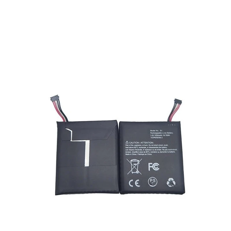 링 비디오 초인종 2세대용 100% 새 고품질 S1 3.8V 5200mAh 교체용 배터리(5핀 버전만 해당)