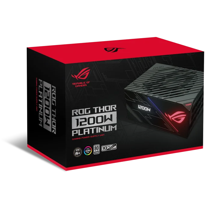 

Hot Sell ROG THOR 1200W PLATINUM Full Modular PC PSU 1200W for Gaming Desktop PC Qwitching Power Supply
