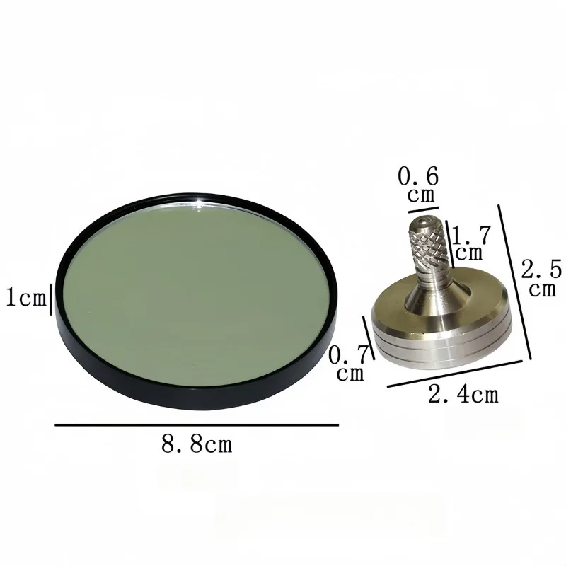 Stainless Steel Spinning Top Tip EDC Metal Relieve Anxiety Stress Reducing Toys Gyro Mini Fidget Spinner Antistresse Rotating