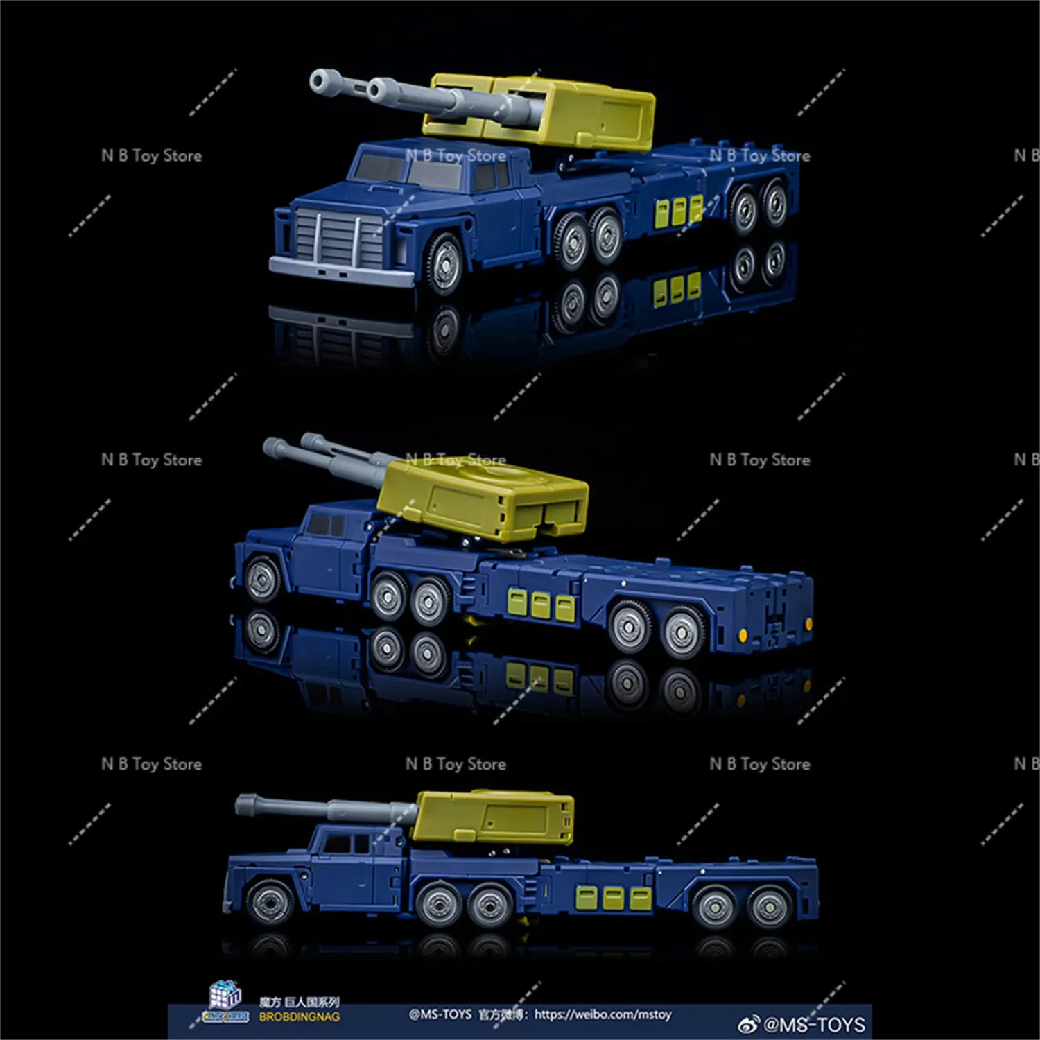 One Slaught Actionfiguren, MS-Toys für MSB53C-Transformation, mit Box, auf Lager