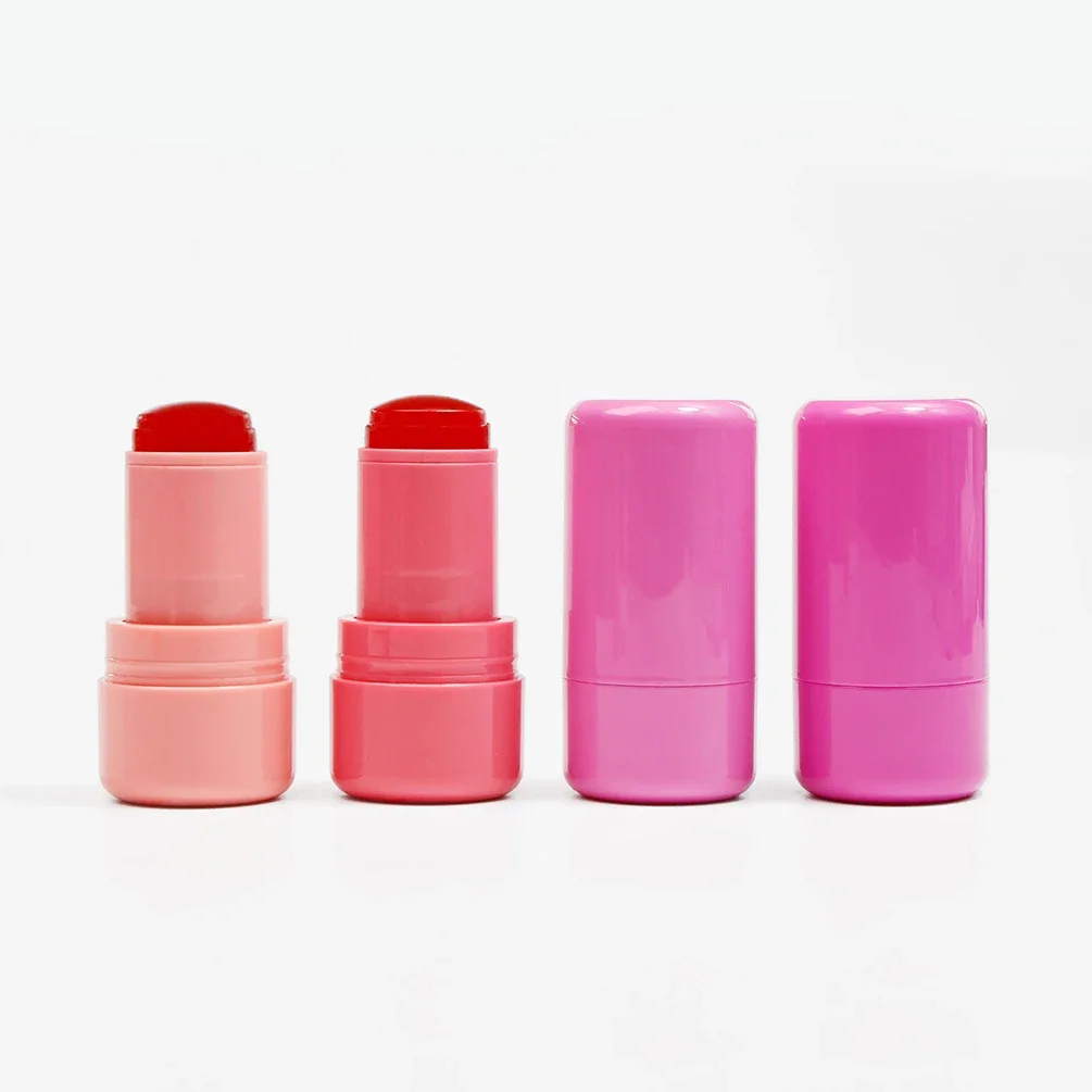 

Private Label Multicolor Blush Stick Custom Logo Jelly Lip and Cheek Dual-use Blusher Moisturizing Makeup Wholesale Pink Box