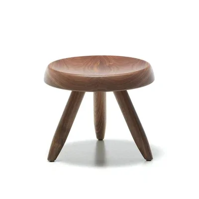 stool chair modern round ottoman stool charlotte perriand tabouret meribel stool