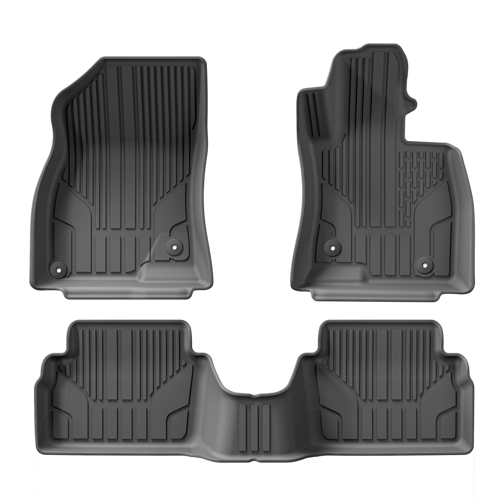 for Mazda 3 CX-30 2019-2023 2024 Car Floor Mats Right Rudder 3D TPE Foot Pad All Weather Auto Accessories 3pcs/set