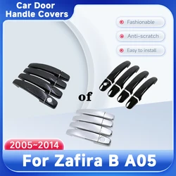 Car Outer Door Handle Cover Trim For Opel Zafira B A05 2005~2014 Vauxhall Chevrolet Zafira Opel Zafira Family Accessories Gadget
