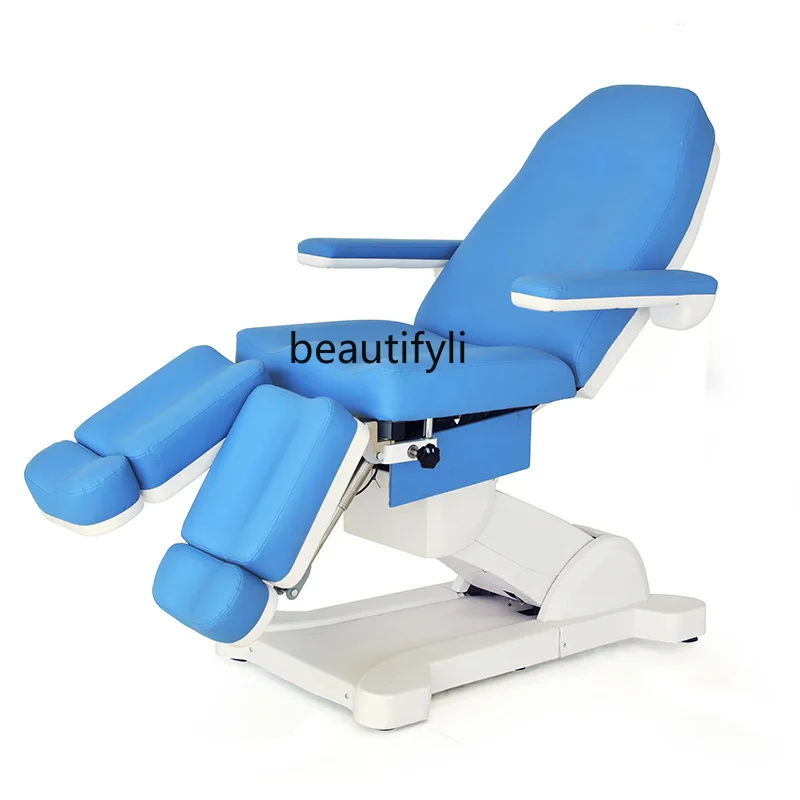 Foot Chair Treatment Table Massage Sofa Rotatable Seat Adjustable Leg Support Beauty Pedicure Chair