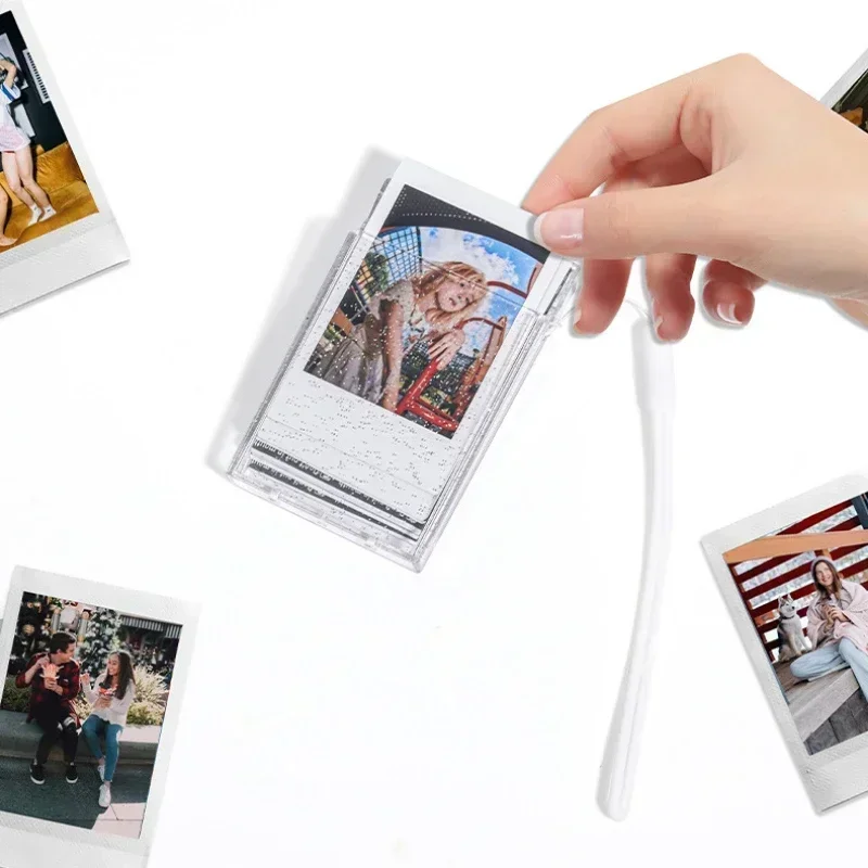 64/80 Pockets Photo Album 3 Inch Transparent Photocard Holder Instax Mini Album Storage Collect Book Name Card Album De Fotos