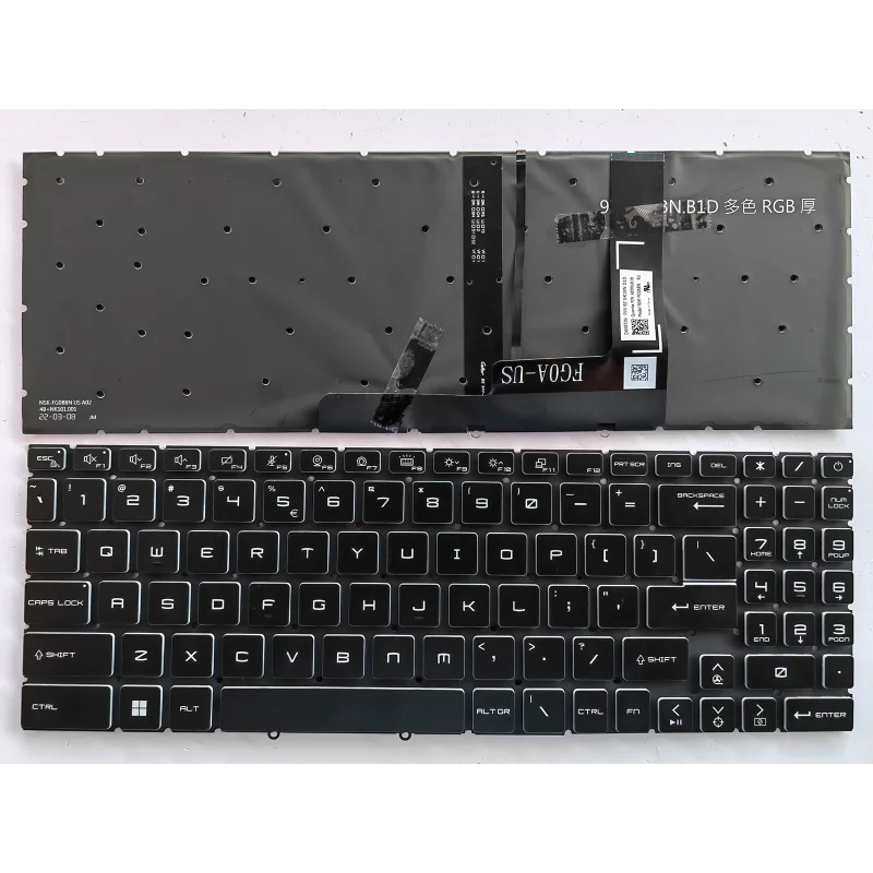 US for MSI Z16 GP76 GL66 GS77 Katana 66 Katana 76 GF66 11UD GF76 GL66 GP68 MS-1582 MS-17L1 MS-17H3 MS-1581 Laptop Keyboard
