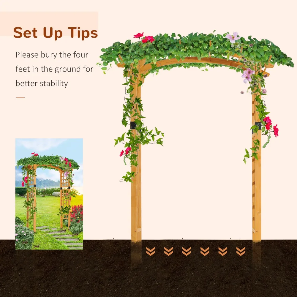 

Metal Garden Arch, Plant Shelves