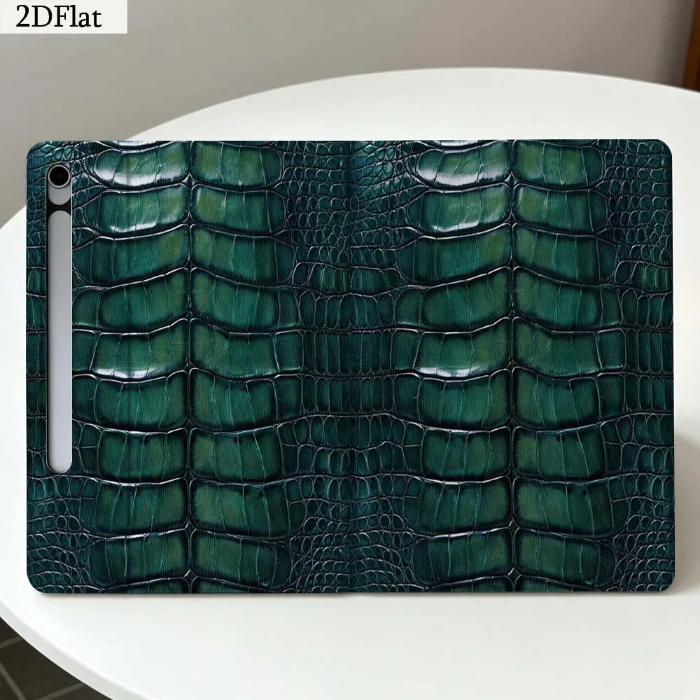 Crocodile Pattern Texture Gift For Samsung Galaxy Tab S11 S10 S9 S8 S7 S6 A11 A10.1 A9 A8 A7 Ultra FE Plus Soft Tablet Case