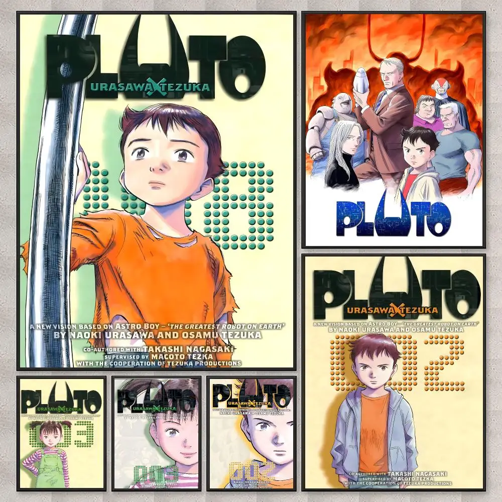 anime Pluto New Arrival Popular Art Print Poster HD Wall Art Sofa Home Decor Gift For Fans
