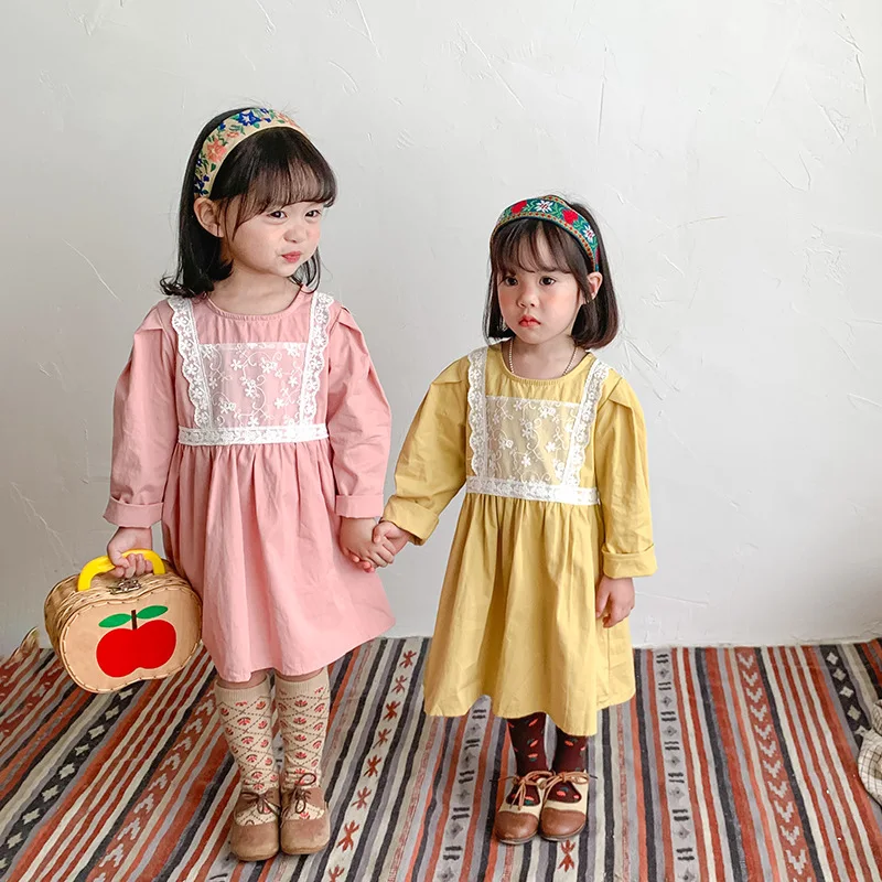 

Children's Lace Girls Dress Fashion Baby Cute Girl's Dress Princess Dress1-6Year-Old Children's Clothing