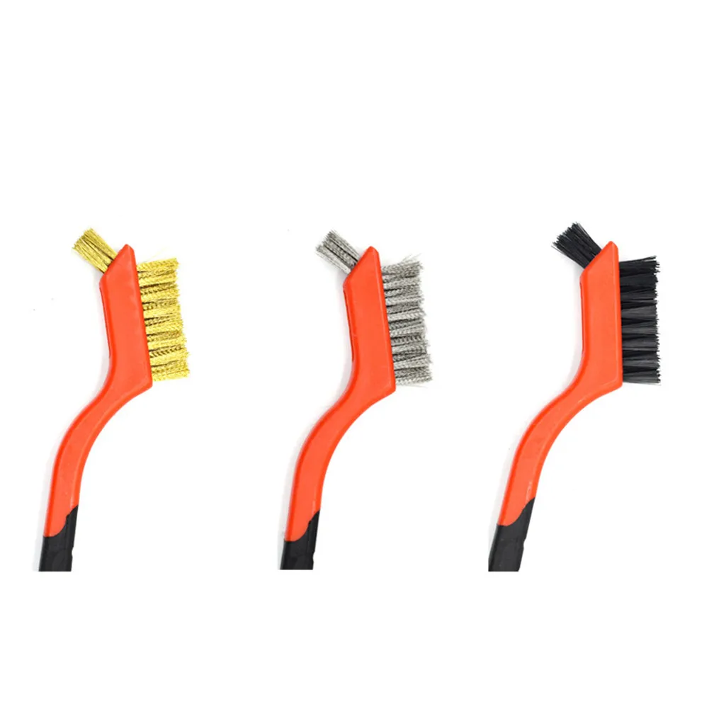 1 PC 40 มม.X 15 มม.โลหะลบสนิมแปรงแปรงลวดทองเหลืองไนลอนแปรงเหล็ก Rust Remover ทําความสะอาดเครื่องมือขัดเครื่องมือ