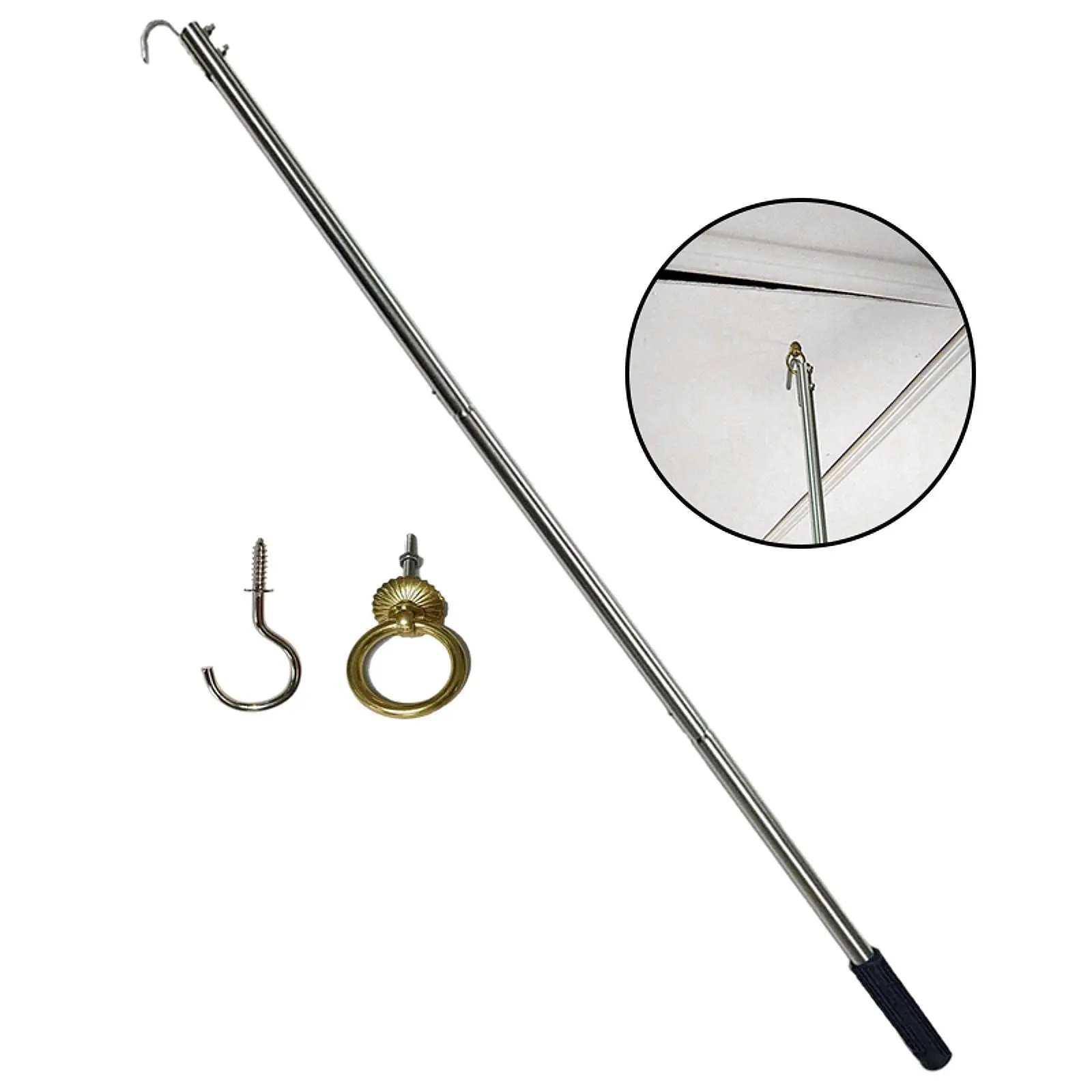 Das Kit für das Dachbodenleiter-Zugsystem ersetzt das Werkzeug für die Dachboden-Treppen, die sich nach unten zieht