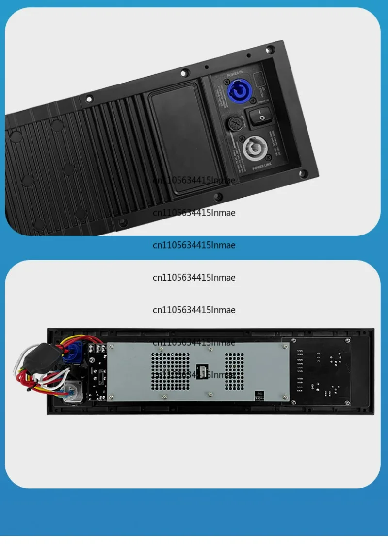 Double Switch Speaker Power Supply OMB 1400W 4 Ohm Class D Digital Amplifier Module 4 Inch Subwoofer Metal