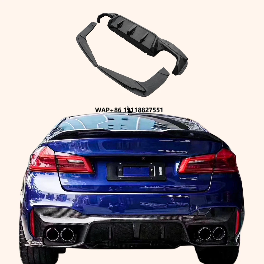 

For 5 Series G30 (17-19 M Sport Only) Body Parts Carbon 3DTI Style Rear Diffuser Lip